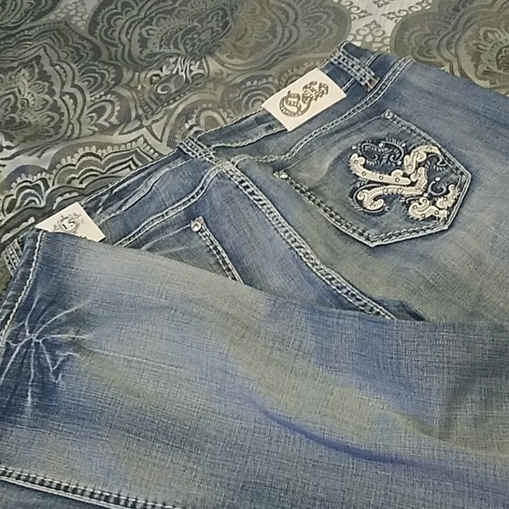 Embellished jeans